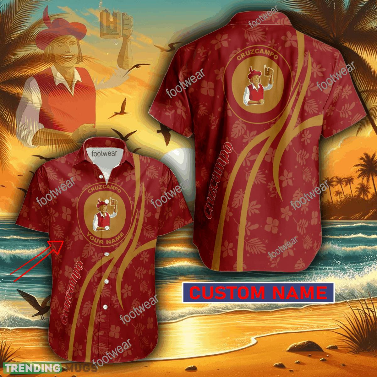 Beer Cruzcampo Hawaiian Shirt Design Gift Fans Summer Holidays Custom Name - Beer Cruzcampo Hawaiian Shirt Design Gift Fans Summer Holidays Custom Name Beer Cruzcampo Hawaiian Shirt Design Gift Fans Summer Holidays Custom Name - Beer Cruzcampo Hawaiian Shirt Design Gift Fans Summer Holidays Custom Name