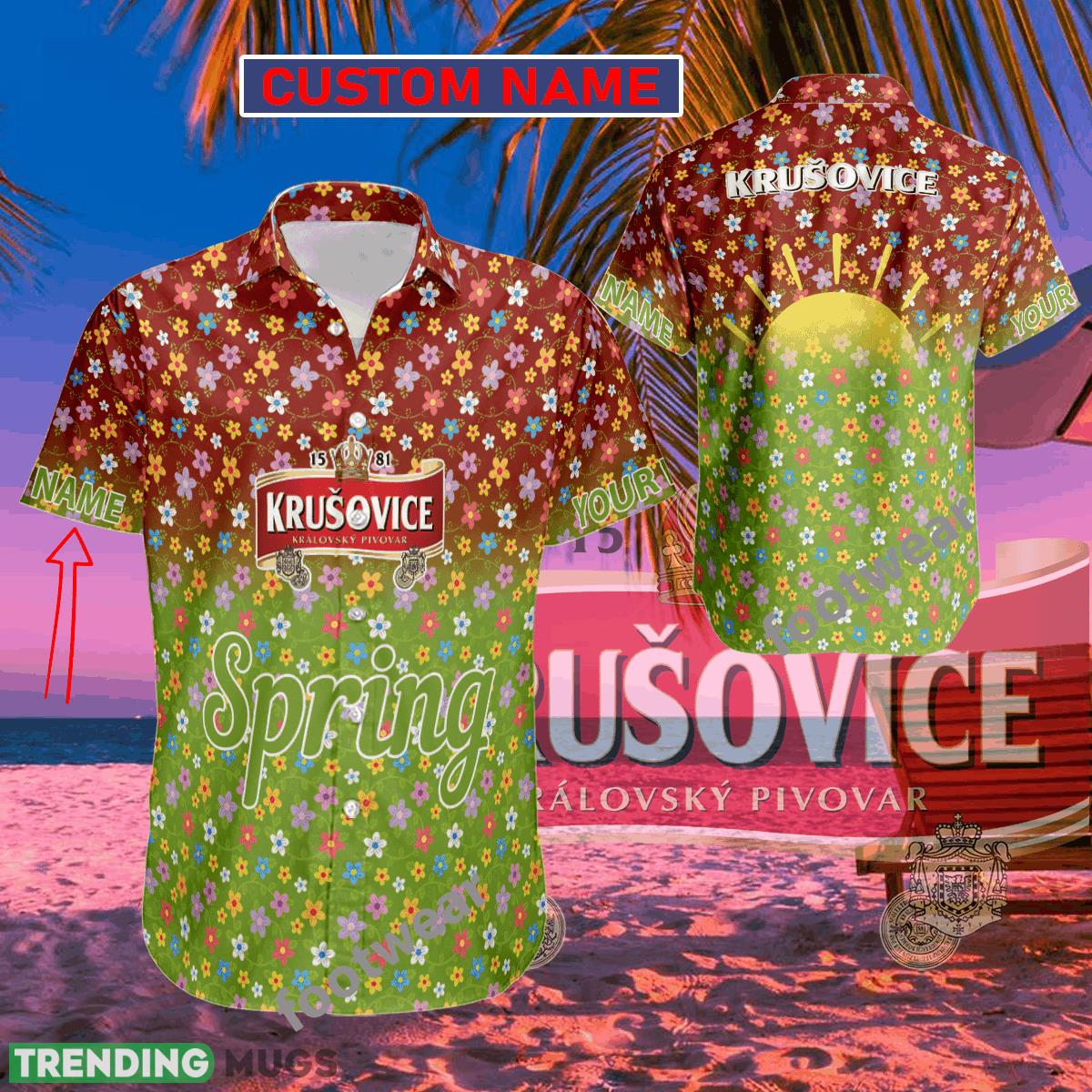 Beer Krusovice Logo Brand Hawaiian Shirt Spring Trending Summer Custom Name For Fans Gift - Beer Krusovice Logo Brand Hawaiian Shirt Spring Trending Summer Custom Name For Fans Gift Beer Krusovice Logo Brand Hawaiian Shirt Spring Trending Summer Custom Name For Fans Gift - Beer Krusovice Logo Brand Hawaiian Shirt Spring Trending Summer Custom Name For Fans Gift