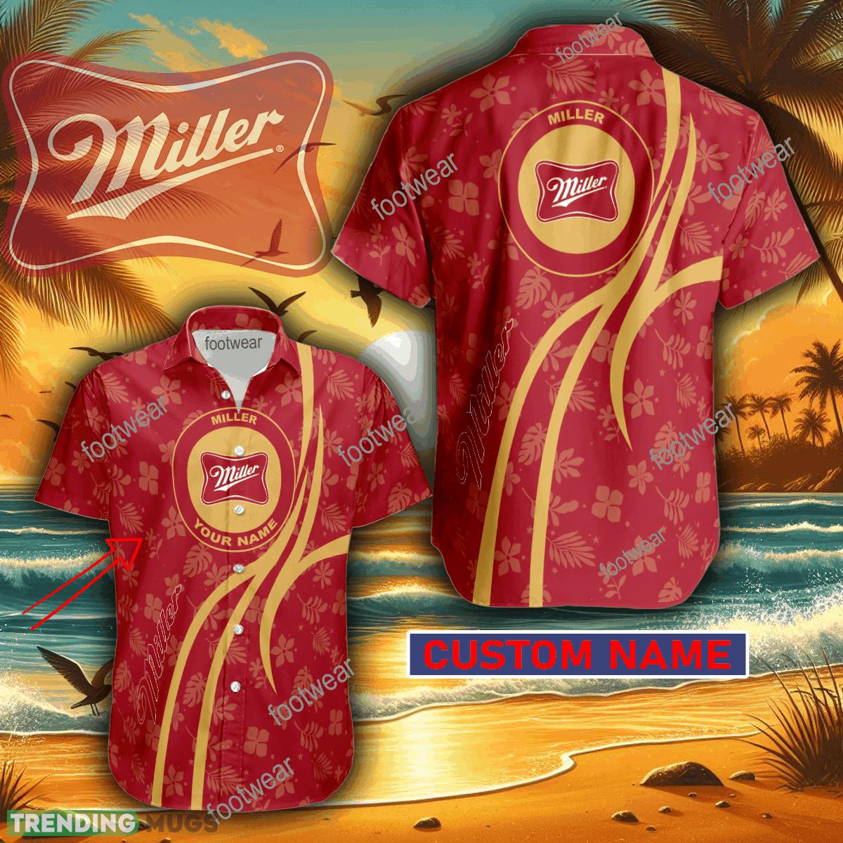 Beer Miller Hawaiian Shirt Design Gift Fans Summer Holidays Custom Name - Beer Miller Hawaiian Shirt Design Gift Fans Summer Holidays Custom Name Beer Miller Hawaiian Shirt Design Gift Fans Summer Holidays Custom Name - Beer Miller Hawaiian Shirt Design Gift Fans Summer Holidays Custom Name