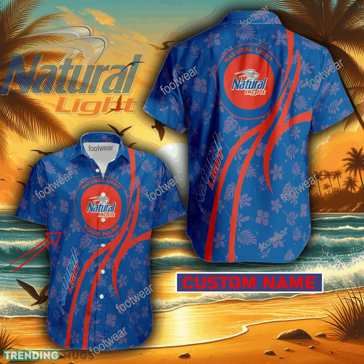 Beer Natural Light Hawaiian Shirt Design Gift Fans Summer Holidays Custom Name - Beer Natural Light Hawaiian Shirt Design Gift Fans Summer Holidays Custom Name Beer Natural Light Hawaiian Shirt Design Gift Fans Summer Holidays Custom Name - Beer Natural Light Hawaiian Shirt Design Gift Fans Summer Holidays Custom Name
