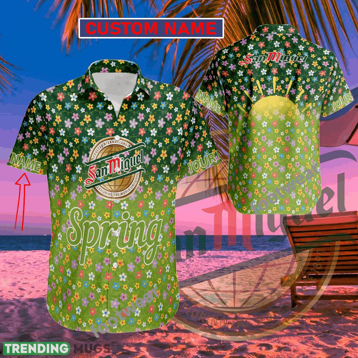 Beer San Miguel Logo Brand Hawaiian Shirt Spring Trending Summer Custom Name For Fans Gift - Beer San Miguel Logo Brand Hawaiian Shirt Spring Trending Summer Custom Name For Fans Gift Beer San Miguel Logo Brand Hawaiian Shirt Spring Trending Summer Custom Name For Fans Gift - Beer San Miguel Logo Brand Hawaiian Shirt Spring Trending Summer Custom Name For Fans Gift