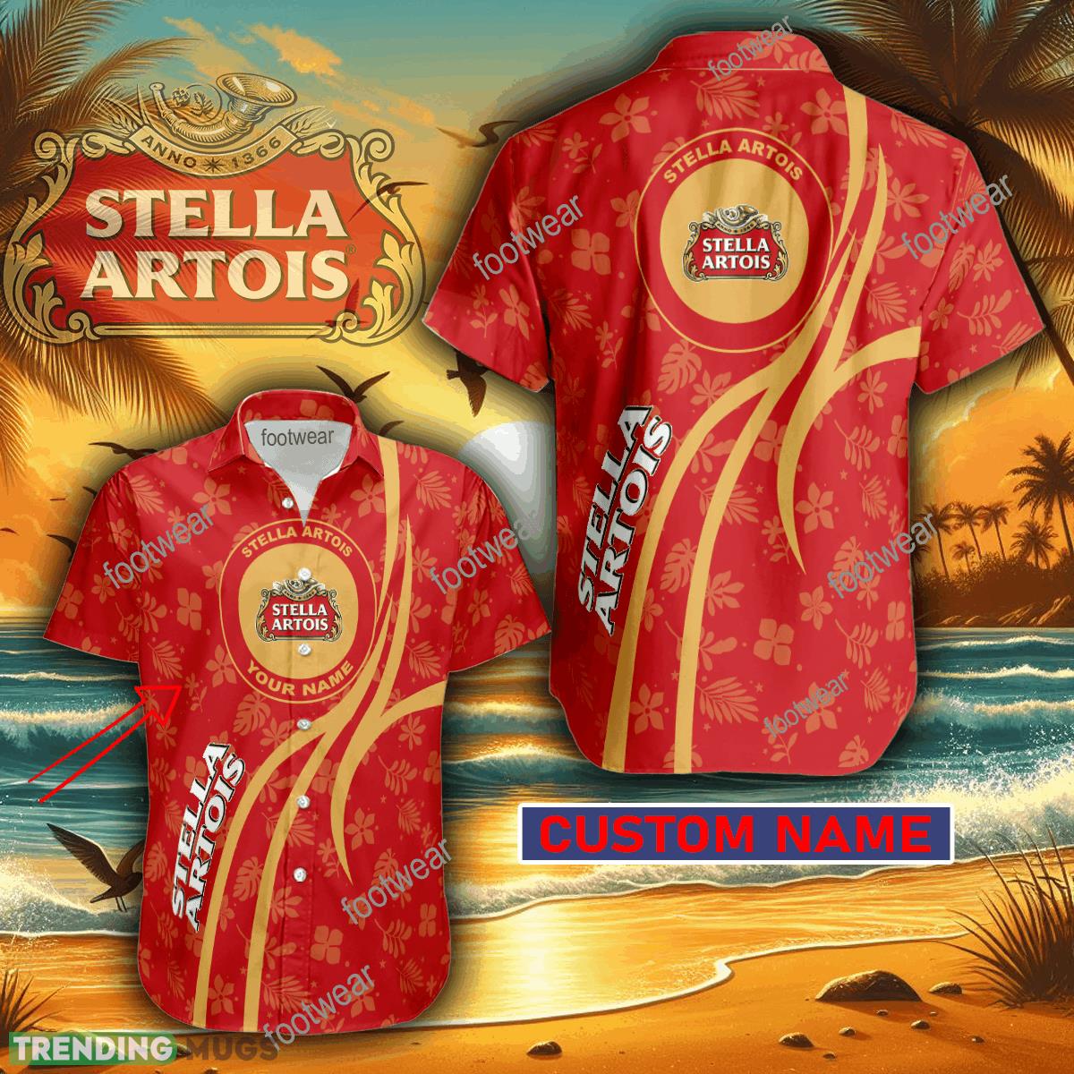 Beer Stella Artois Hawaiian Shirt Design Gift Fans Summer Holidays Custom Name - Beer Stella Artois Hawaiian Shirt Design Gift Fans Summer Holidays Custom Name Beer Stella Artois Hawaiian Shirt Design Gift Fans Summer Holidays Custom Name - Beer Stella Artois Hawaiian Shirt Design Gift Fans Summer Holidays Custom Name