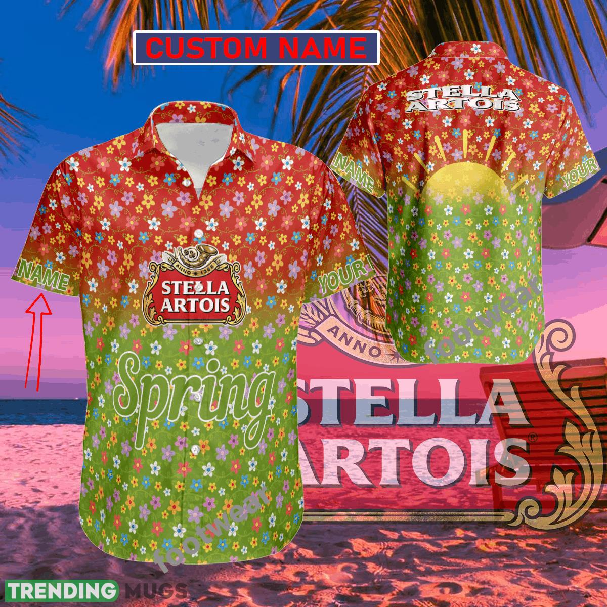 Beer Stella Artois Logo Brand Hawaiian Shirt Spring Trending Summer Custom Name For Fans Gift - Beer Stella Artois Logo Brand Hawaiian Shirt Spring Trending Summer Custom Name For Fans Gift Beer Stella Artois Logo Brand Hawaiian Shirt Spring Trending Summer Custom Name For Fans Gift - Beer Stella Artois Logo Brand Hawaiian Shirt Spring Trending Summer Custom Name For Fans Gift