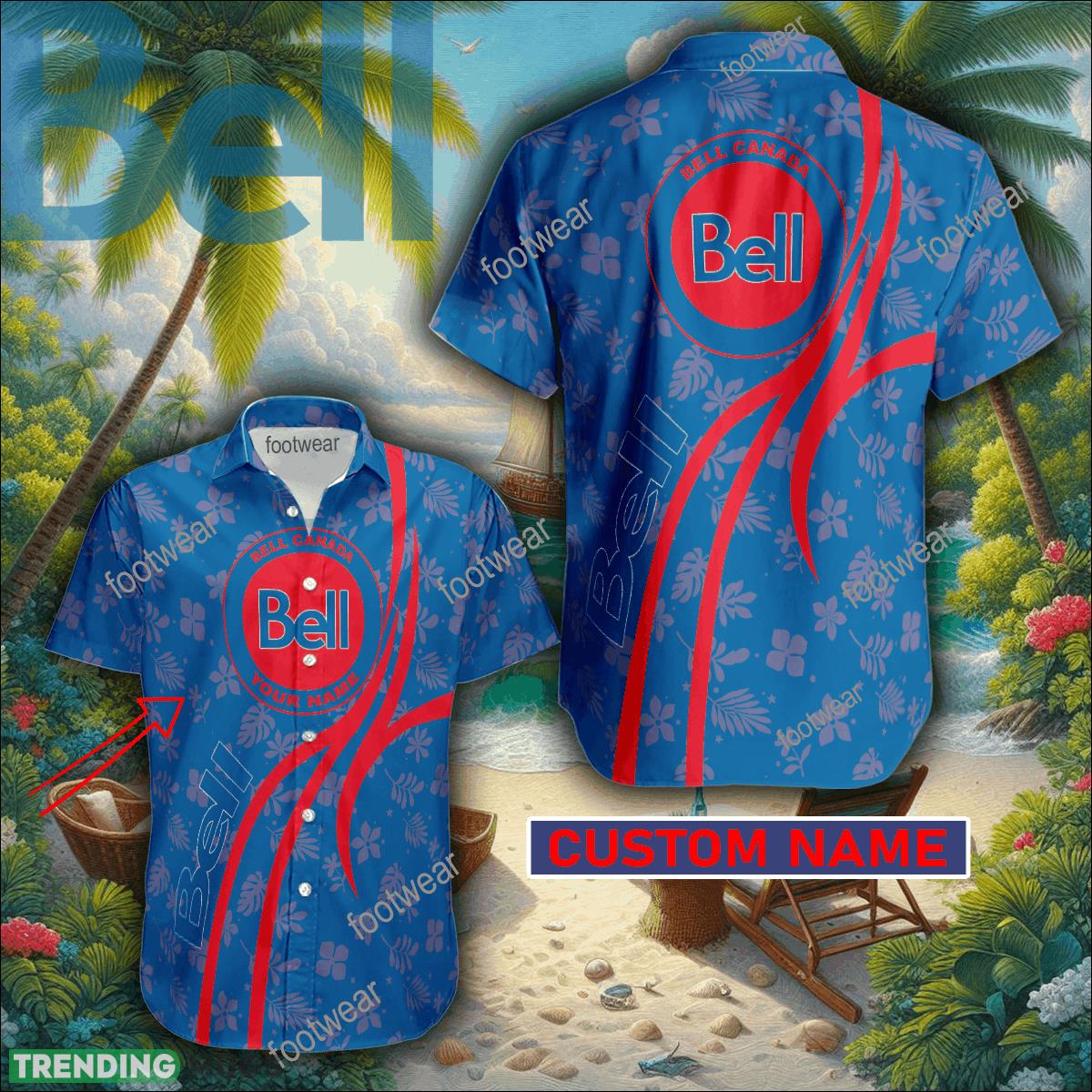 Bell Canada 3D Hawaiian Shirt Logo Brand Custom Name Gift Beach - Bell Canada 3D Hawaiian Shirt Logo Brand Custom Name Gift Beach Bell Canada 3D Hawaiian Shirt Logo Brand Custom Name Gift Beach - Bell Canada 3D Hawaiian Shirt Logo Brand Custom Name Gift Beach