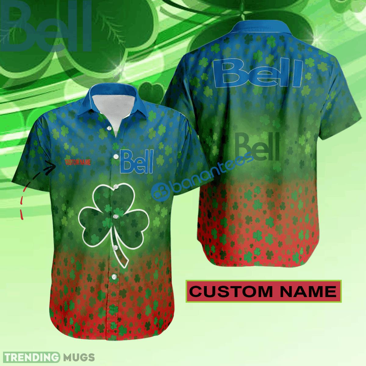 Bell Canada Hawaiian Shirt Logo Brand Design Patrick Day Custom Name - Bell Canada Hawaiian Shirt Logo Brand Design Patrick Day Custom Name Bell Canada Hawaiian Shirt Logo Brand Design Patrick Day Custom Name - Bell Canada Hawaiian Shirt Logo Brand Design Patrick Day Custom Name