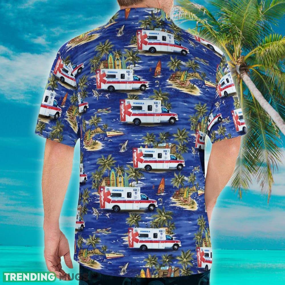 Blue Hill Maine Peninsula Ambulance Corps Hawaiian Shirt Hawaiian Shirt Blue Hill Maine Peninsula Ambulance Corps Hawaiian Shirt Hawaiian Shirt