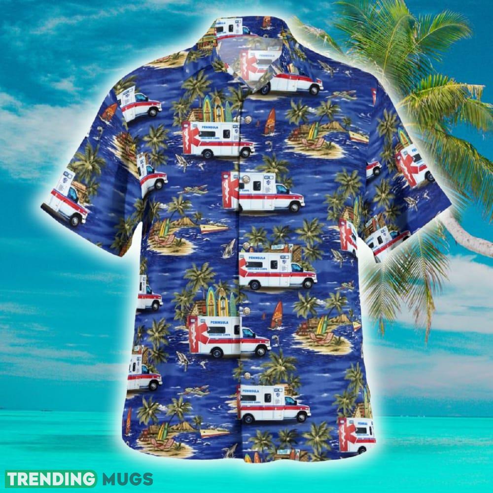 Blue Hill Maine Peninsula Ambulance Corps Hawaiian Shirt - Blue Hill Maine Peninsula Ambulance Corps Hawaiian Shirt_2 Blue Hill Maine Peninsula Ambulance Corps Hawaiian Shirt - Blue Hill Maine Peninsula Ambulance Corps Hawaiian Shirt_2