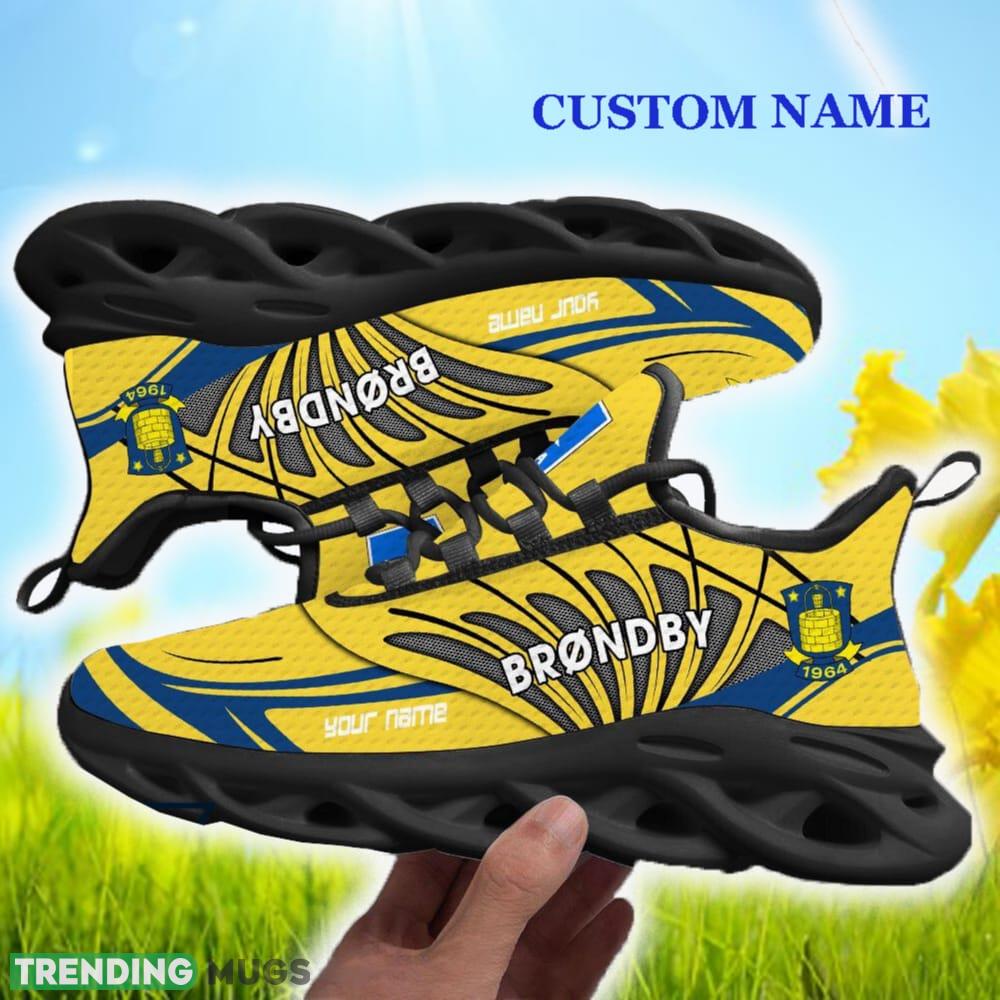 Brøndby IF Custom Name Max Soul Shoes For Men And Women Gift New Trending Sneakers - Brøndby IF Custom Name Max Soul Shoes_1