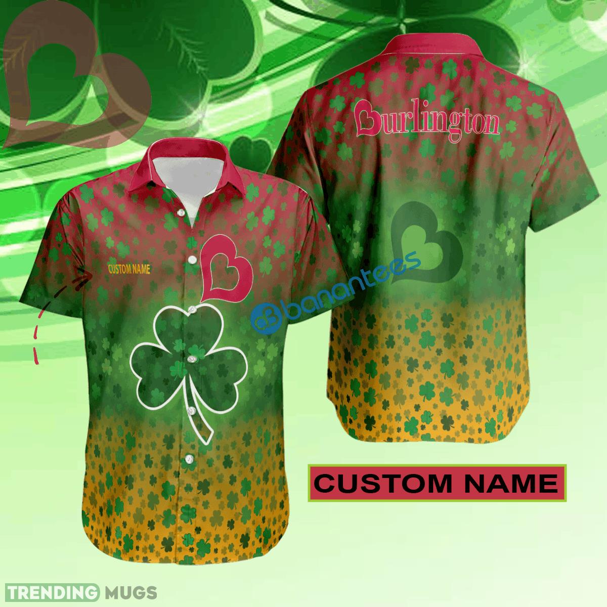Burlington Hawaiian Shirt Logo Brand Design Patrick Day Custom Name - Burlington Hawaiian Shirt Logo Brand Design Patrick Day Custom Name Burlington Hawaiian Shirt Logo Brand Design Patrick Day Custom Name - Burlington Hawaiian Shirt Logo Brand Design Patrick Day Custom Name