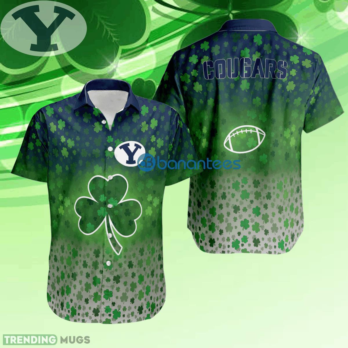 BYU Cougars New Logo Aloha Hawaiian Shirt For Summer Patrick Day - BYU Cougars New Logo Aloha Hawaiian Shirt For Summer Patrick Day BYU Cougars New Logo Aloha Hawaiian Shirt For Summer Patrick Day - BYU Cougars New Logo Aloha Hawaiian Shirt For Summer Patrick Day