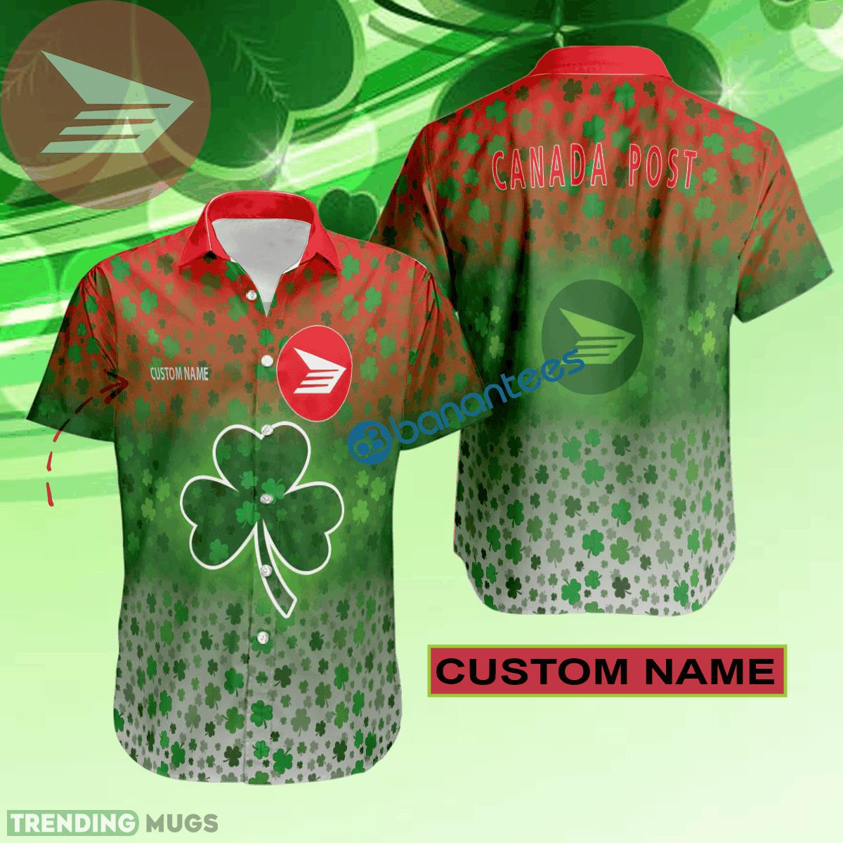 Canada Post Hawaiian Shirt Logo Brand Design Patrick Day Custom Name - Canada Post Hawaiian Shirt Logo Brand Design Patrick Day Custom Name Canada Post Hawaiian Shirt Logo Brand Design Patrick Day Custom Name - Canada Post Hawaiian Shirt Logo Brand Design Patrick Day Custom Name