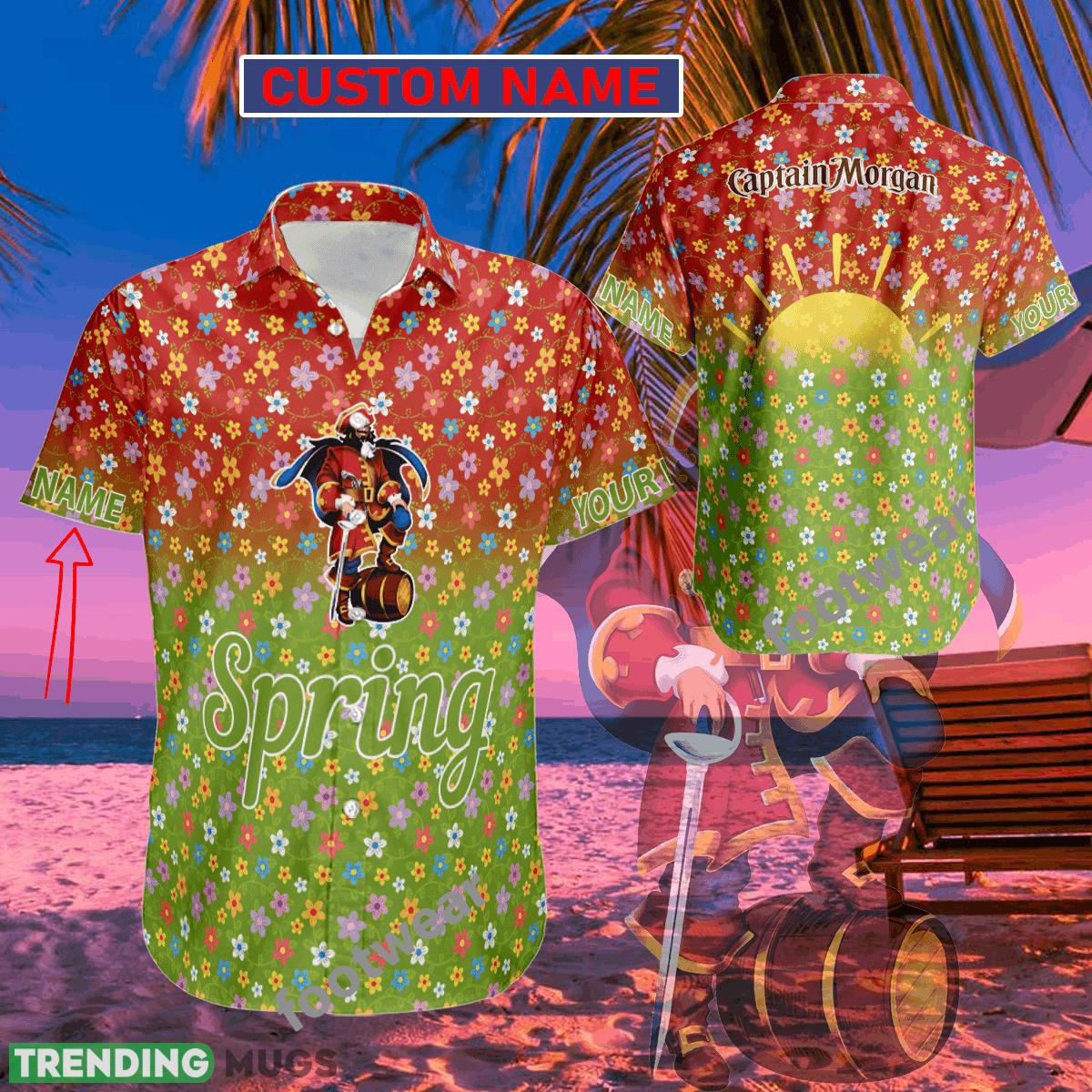 Captain Morgan Logo Brand Hawaiian Shirt Spring Trending Summer Custom Name For Fans Gift - Captain Morgan Logo Brand Hawaiian Shirt Spring Trending Summer Custom Name For Fans Gift Captain Morgan Logo Brand Hawaiian Shirt Spring Trending Summer Custom Name For Fans Gift - Captain Morgan Logo Brand Hawaiian Shirt Spring Trending Summer Custom Name For Fans Gift