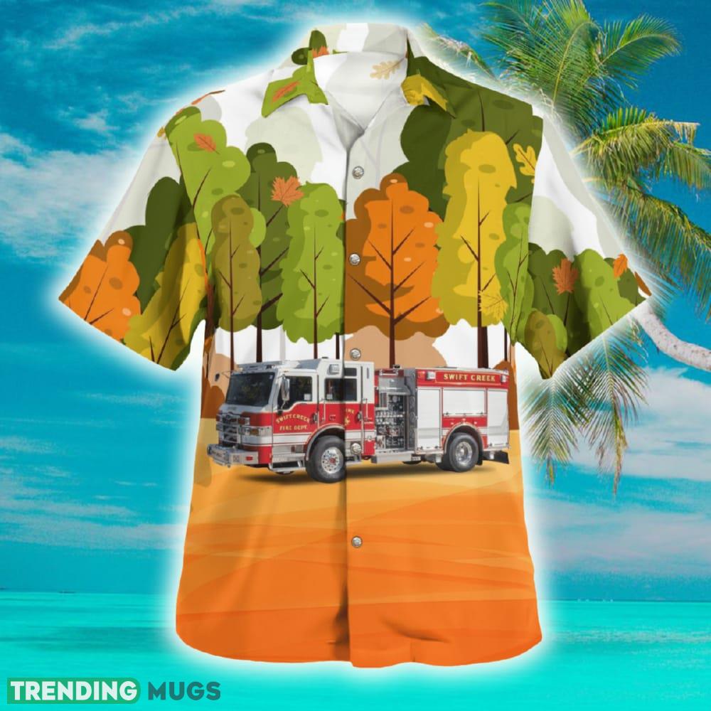 Cary North Carolina Swift Creek Fire Department Hawaiian Shirt - Cary North Carolina Swift Creek Fire Department Hawaiian Shirt_2 Cary North Carolina Swift Creek Fire Department Hawaiian Shirt - Cary North Carolina Swift Creek Fire Department Hawaiian Shirt_2