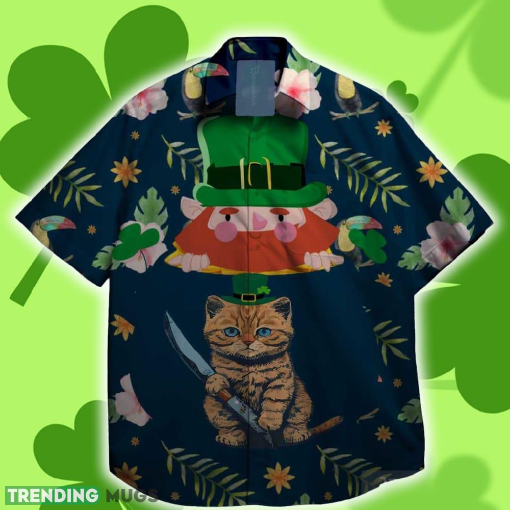 Cats and Shamrock at St. Patrick day Hawaiian Shirt Designer - Cats and Shamrock at St. Patrick day Hawaiian Shirt Designer Cats and Shamrock at St. Patrick day Hawaiian Shirt Designer - Cats and Shamrock at St. Patrick day Hawaiian Shirt Designer