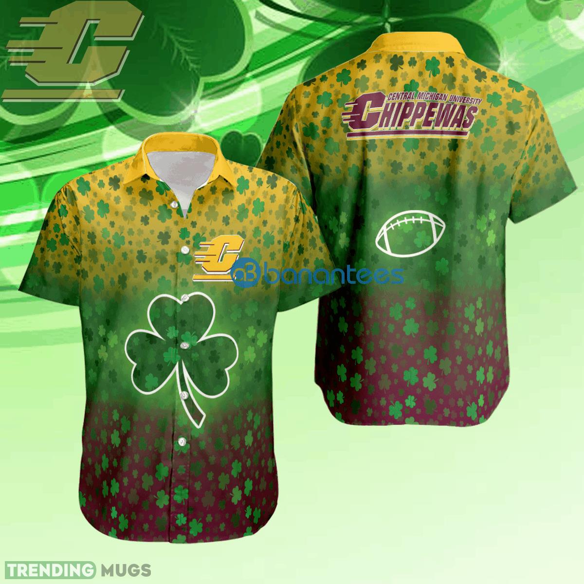 Central Michigan Chippewas Organic AOP Hawaiian Shirt For Men And Women Patrick Day - Central Michigan Chippewas Organic AOP Hawaiian Shirt For Men And Women Patrick Day Central Michigan Chippewas Organic AOP Hawaiian Shirt For Men And Women Patrick Day - Central Michigan Chippewas Organic AOP Hawaiian Shirt For Men And Women Patrick Day