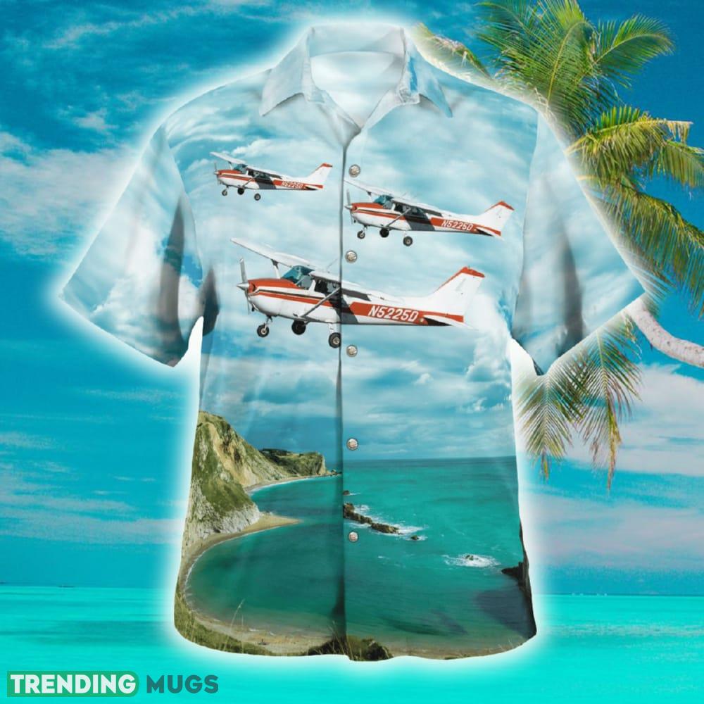 Cessna 172N (N5225D) Hawaiian Shirt - Cessna 172N (N5225D) Hawaiian Shirt_2