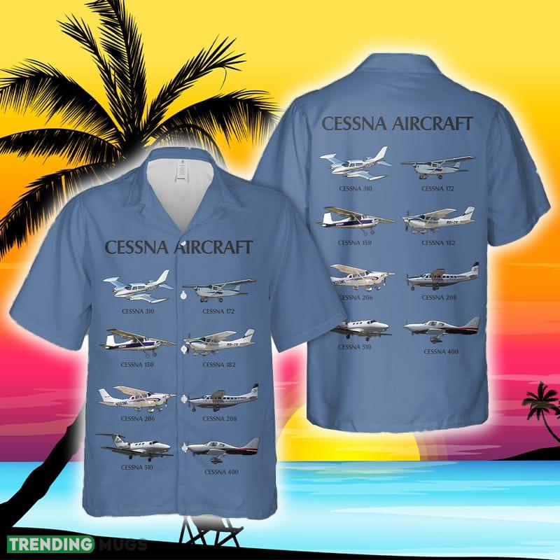 Cessna Aircraft Hawaiian Shirt - Cessna Aircraft Hawaiian Shirt Cessna Aircraft Hawaiian Shirt - Cessna Aircraft Hawaiian Shirt