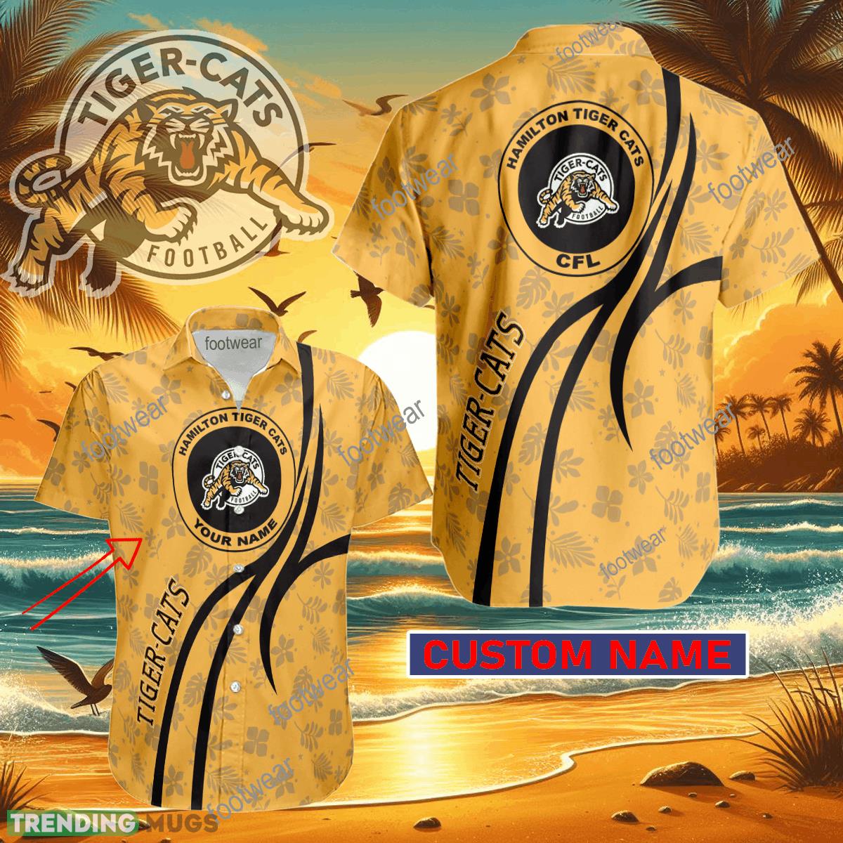 CFL Hamilton Tiger Cats Hawaiian Shirt Design Gift Fans Summer Holidays Custom Name - CFL Hamilton Tiger Cats Hawaiian Shirt Design Gift Fans Summer Holidays Custom Name CFL Hamilton Tiger Cats Hawaiian Shirt Design Gift Fans Summer Holidays Custom Name - CFL Hamilton Tiger Cats Hawaiian Shirt Design Gift Fans Summer Holidays Custom Name