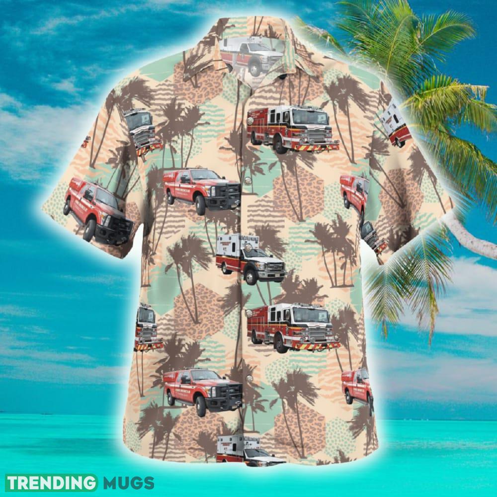 Charlottesville Virginia Albemarle County Fire & EMS Hawaiian Shirt - Charlottesville Virginia Albemarle County Fire & EMS Hawaiian Shirt_2