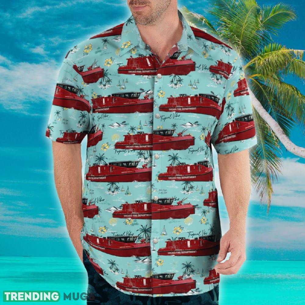Chicago Fire Department Christopher Wheatley Fireboat Hawaiian Shirt Retro Gift Beach Hawaiian Shirt Chicago Fire Department Christopher Wheatley Fireboat Hawaiian Shirt Retro Gift Beach Hawaiian Shirt