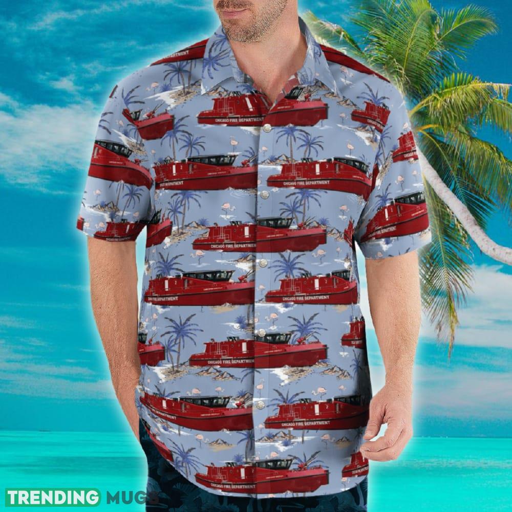 Chicago Fire Department Christopher Wheatley Fireboat Hawaiian Shirt Vintage Gift Beach Hawaiian Shirt Chicago Fire Department Christopher Wheatley Fireboat Hawaiian Shirt Vintage Gift Beach Hawaiian Shirt
