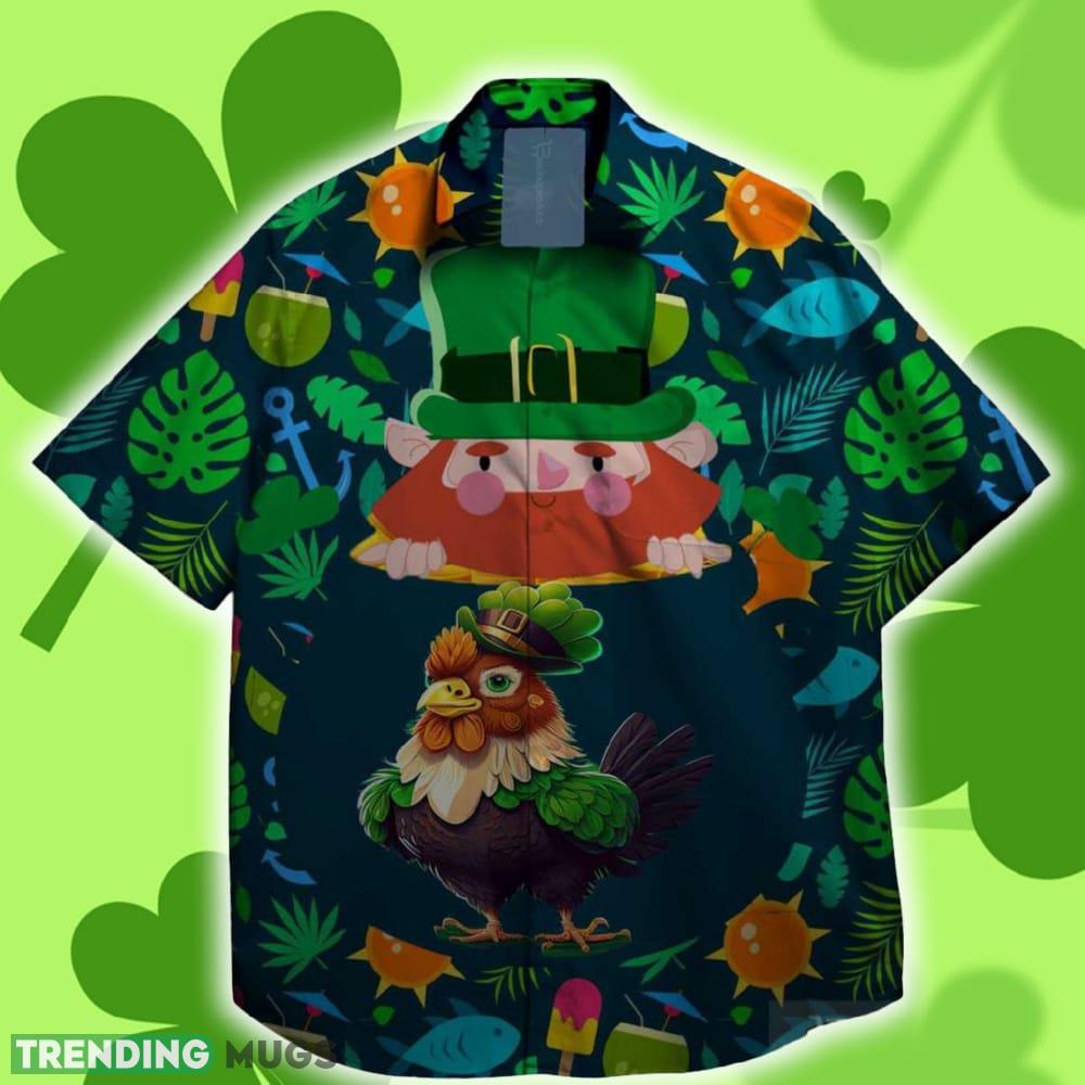Chickens and Shamrock at St. Patrick day Hawaiian Shirt Best - Chickens and Shamrock at St. Patrick day Hawaiian Shirt Best Chickens and Shamrock at St. Patrick day Hawaiian Shirt Best - Chickens and Shamrock at St. Patrick day Hawaiian Shirt Best