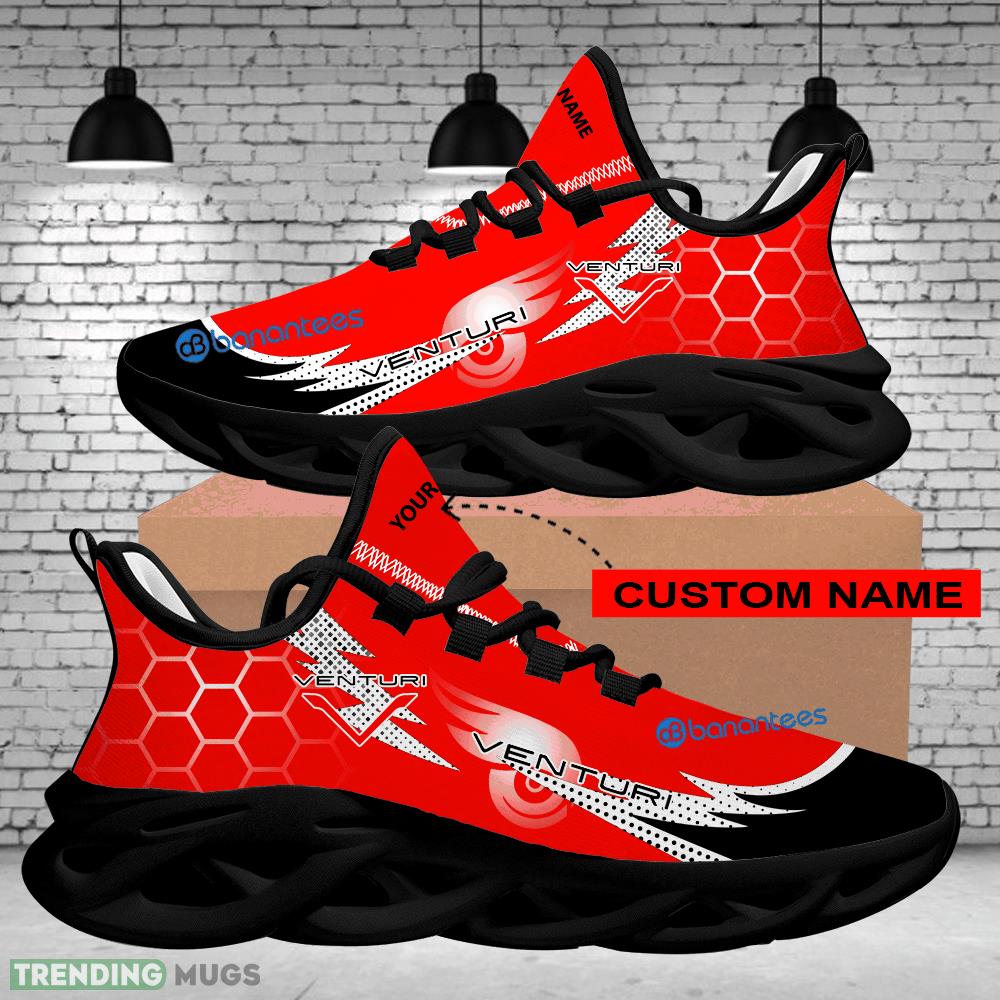 Chunky Sneaker Branding Custom Name Car Racing Venturi Logo Hexagonal Max Soul Shoes Max Soul Chunky Sneaker Branding Custom Name Car Racing Venturi Logo Hexagonal Max Soul Shoes Max Soul