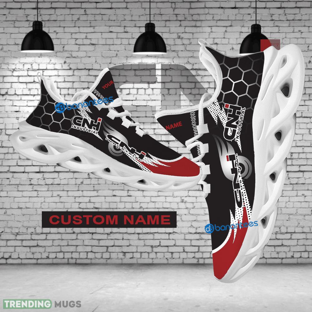 Chunky Sneaker Empower Custom Name Truck Farmer CNH Industrial Logo Hexagonal Max Soul Shoes - Custom Name Truck Farmer CNH Industrial Logo Hexagonal Pattern Max Soul Shoes Photo 1