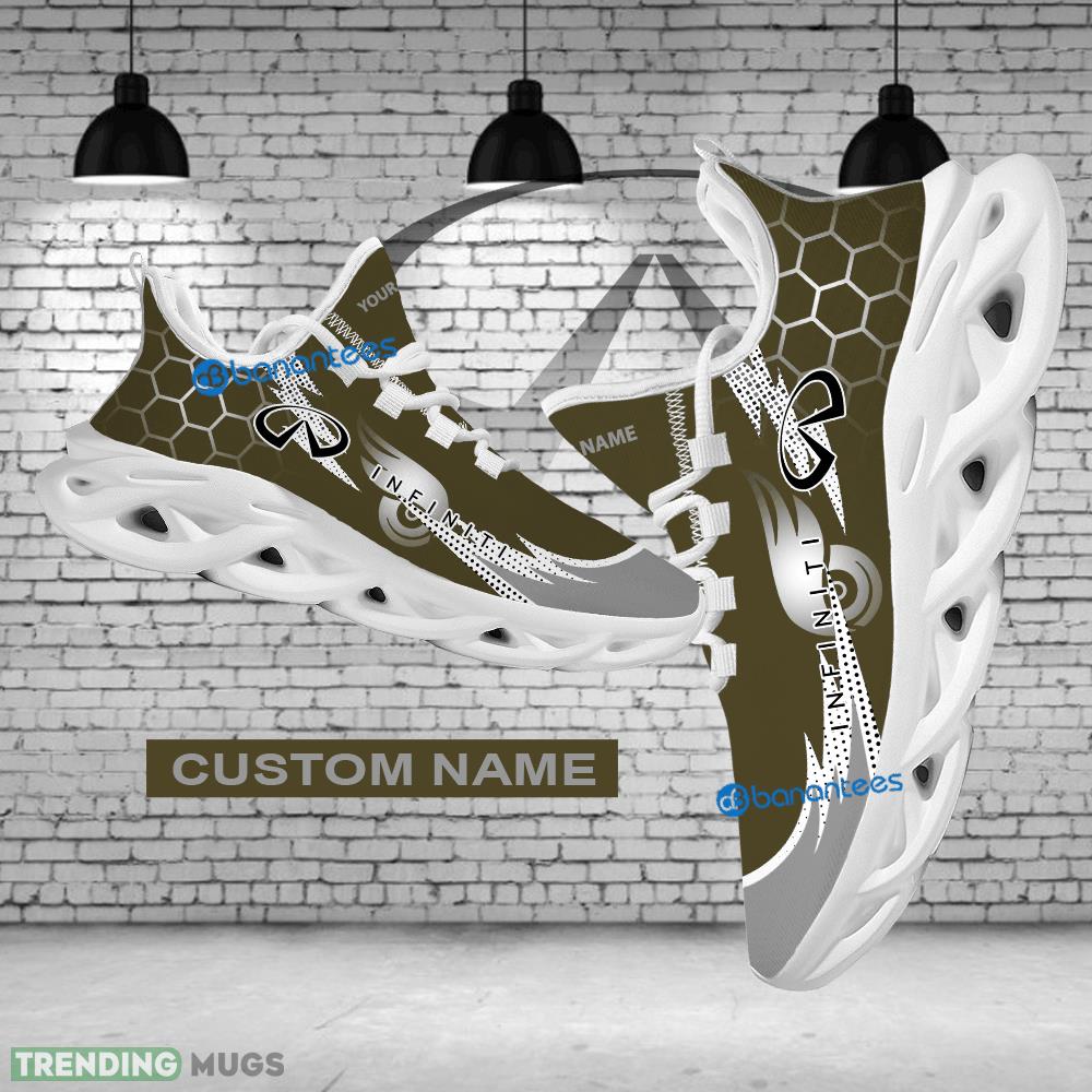 Chunky Sneaker Motivate Custom Name Car Racing Infiniti Logo Hexagonal Max Soul Shoes - Custom Name Car Racing Infiniti Logo Hexagonal Pattern Max Soul Shoes Photo 1