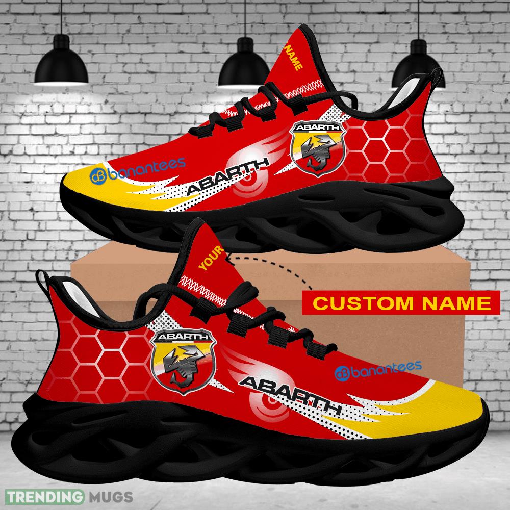 Chunky Sneaker Trendy Custom Name Car Racing Abarth Logo Hexagonal Max Soul Shoes Max Soul Chunky Sneaker Trendy Custom Name Car Racing Abarth Logo Hexagonal Max Soul Shoes Max Soul
