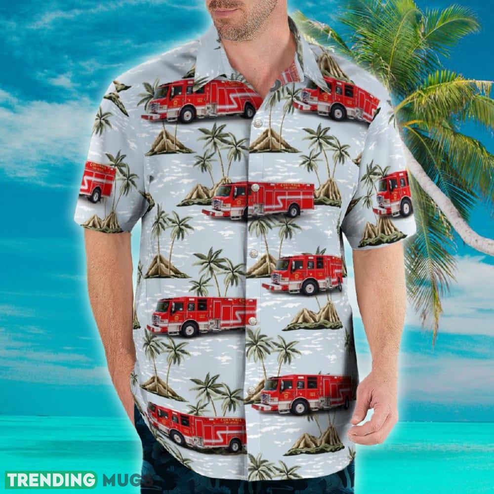 Columbia Illinois Columbia Fire Protection District Hawaiian Shirt Hawaiian Shirt Columbia Illinois Columbia Fire Protection District Hawaiian Shirt Hawaiian Shirt