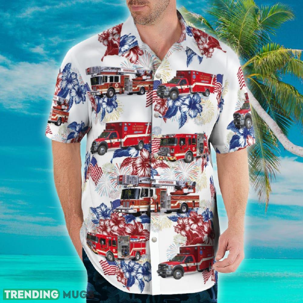 Countryside Fire Protection District Vernon Hills Illinois Hawaiian Shirt Hawaiian Shirt Countryside Fire Protection District Vernon Hills Illinois Hawaiian Shirt Hawaiian Shirt