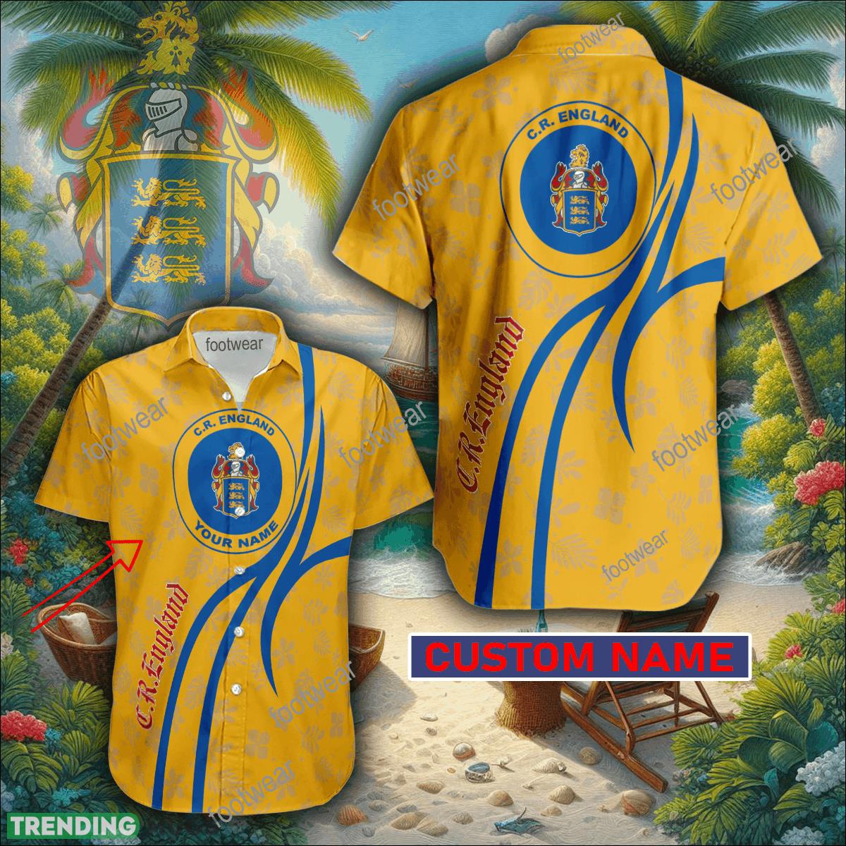C.R. England 3D Hawaiian Shirt Logo Brand Custom Name Gift Beach - C.R. England 3D Hawaiian Shirt Logo Brand Custom Name Gift Beach C.R. England 3D Hawaiian Shirt Logo Brand Custom Name Gift Beach - C.R. England 3D Hawaiian Shirt Logo Brand Custom Name Gift Beach