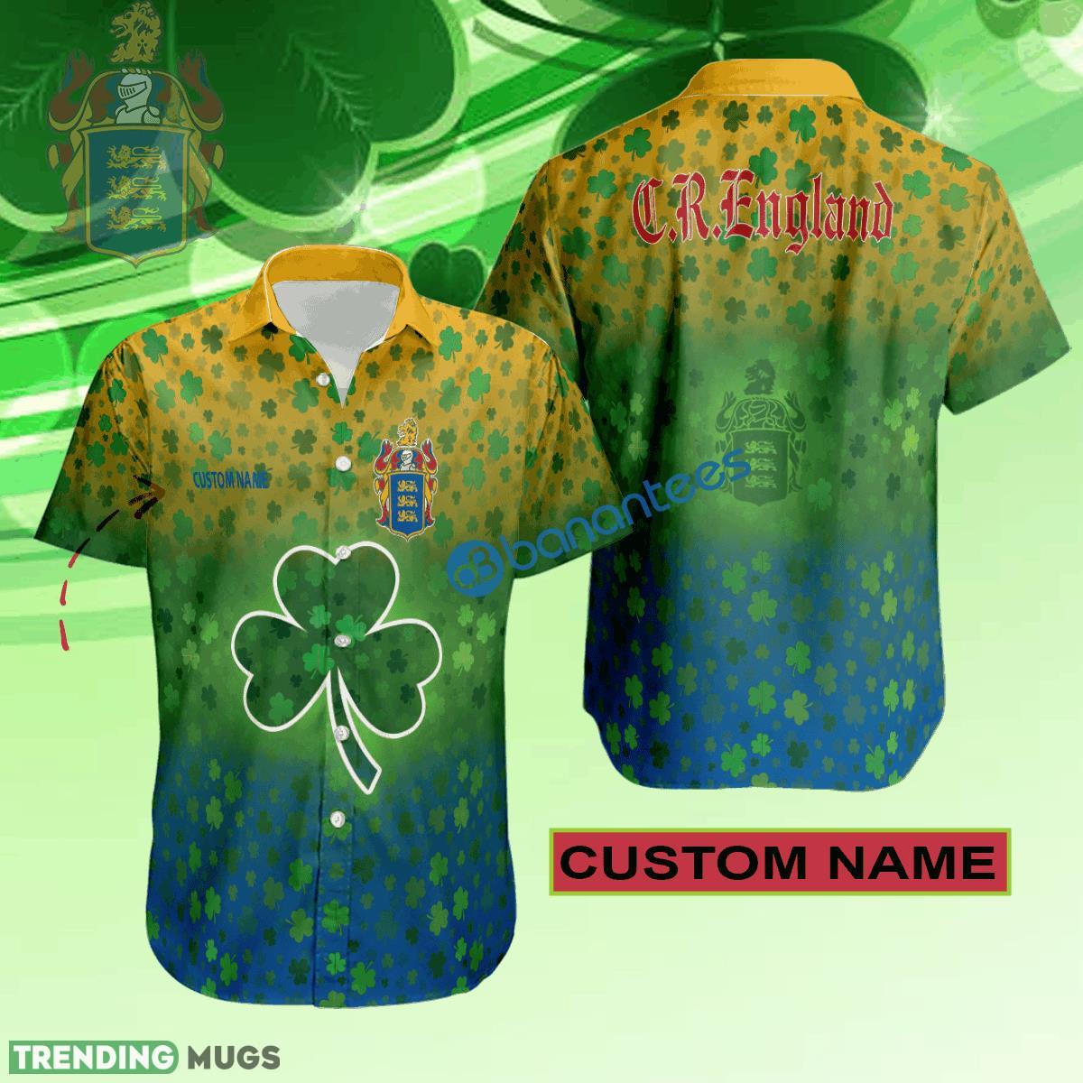 C.R. England Hawaiian Shirt Logo Brand Design Patrick Day Custom Name - C.R. England Hawaiian Shirt Logo Brand Design Patrick Day Custom Name C.R. England Hawaiian Shirt Logo Brand Design Patrick Day Custom Name - C.R. England Hawaiian Shirt Logo Brand Design Patrick Day Custom Name