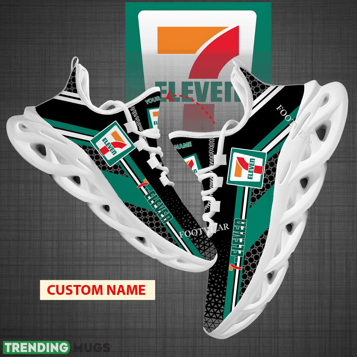 Custom Name 7 Eleven Logo Max Soul Shoes For Big Fans Runing Sneakers Gift - 7 eleven Logo Personalized Chunky Shoes Photo 1 Custom Name 7 Eleven Logo Max Soul Shoes For Big Fans Runing Sneakers Gift - 7 eleven Logo Personalized Chunky Shoes Photo 1