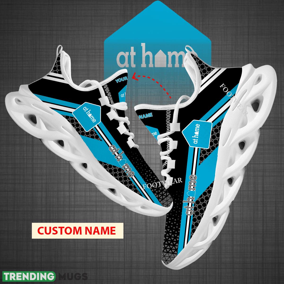Custom Name At Home Logo Max Soul Shoes For Big Fans Runing Sneakers Gift - at home Logo Personalized Chunky Shoes Photo 1 Custom Name At Home Logo Max Soul Shoes For Big Fans Runing Sneakers Gift - at home Logo Personalized Chunky Shoes Photo 1