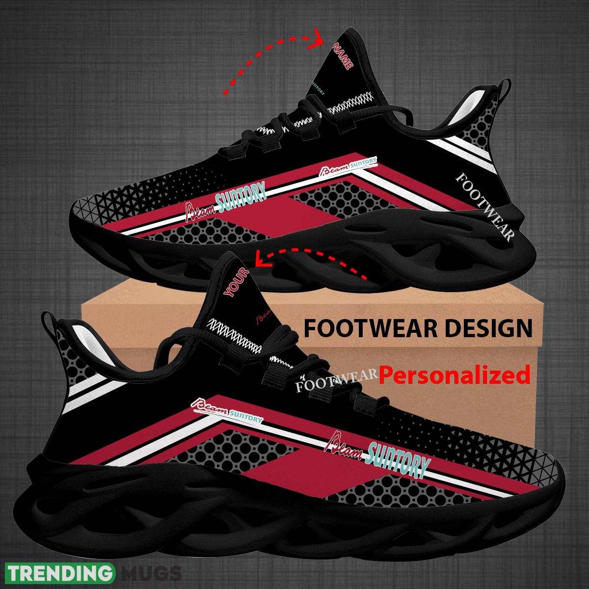 Custom Name Beam Suntory Logo Max Soul Shoes For Big Fans Runing Sneakers Gift Max Soul Custom Name Beam Suntory Logo Max Soul Shoes For Big Fans Runing Sneakers Gift Max Soul
