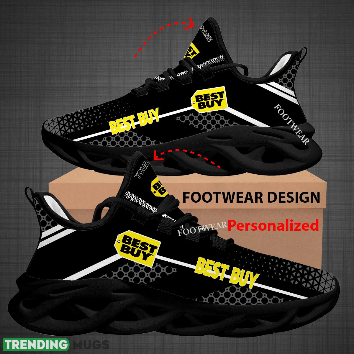 Custom Name Best Buy Logo Max Soul Shoes For Big Fans Runing Sneakers Gift Max Soul Custom Name Best Buy Logo Max Soul Shoes For Big Fans Runing Sneakers Gift Max Soul