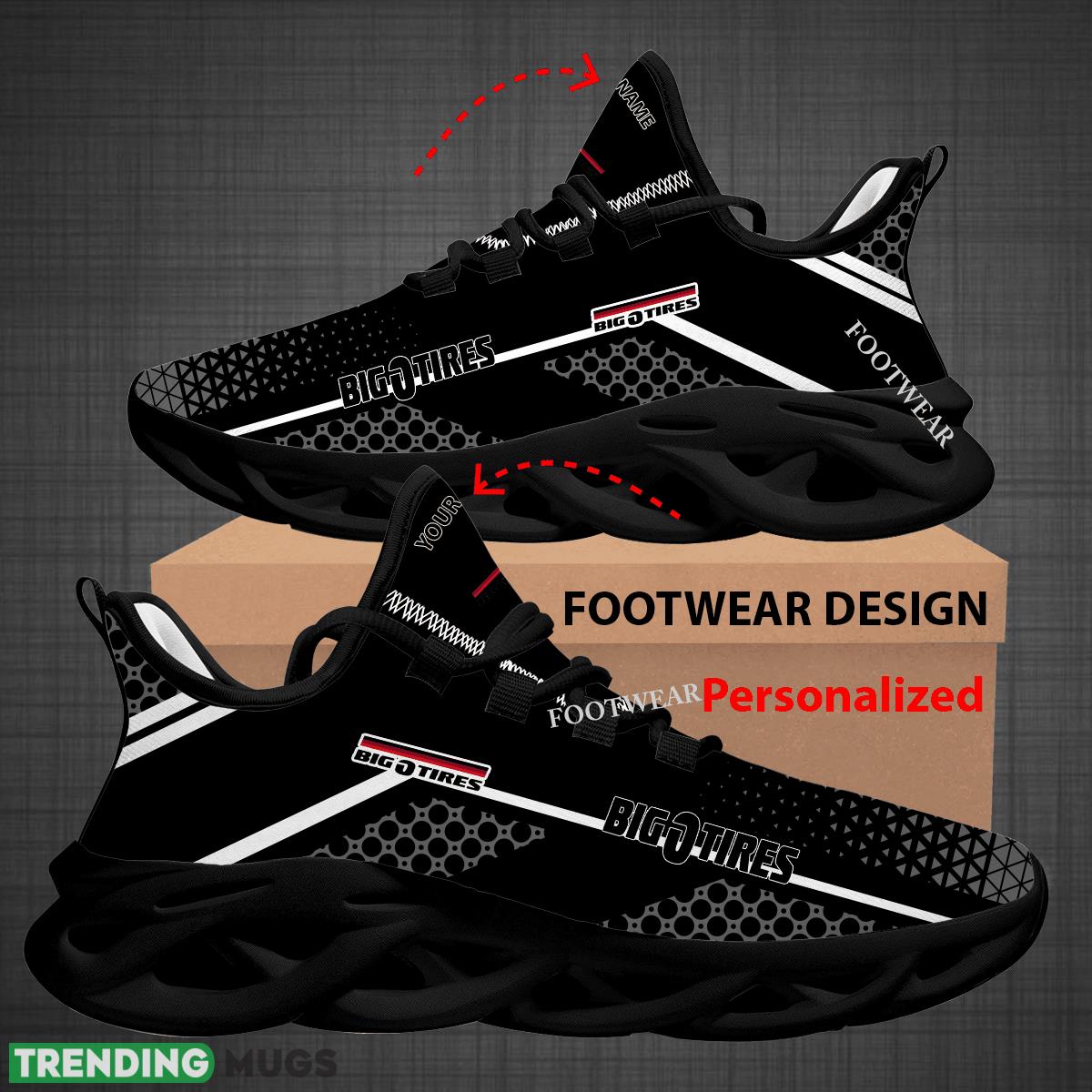 Custom Name Big O Tires Logo Max Soul Shoes For Big Fans Runing Sneakers Gift Max Soul Custom Name Big O Tires Logo Max Soul Shoes For Big Fans Runing Sneakers Gift Max Soul