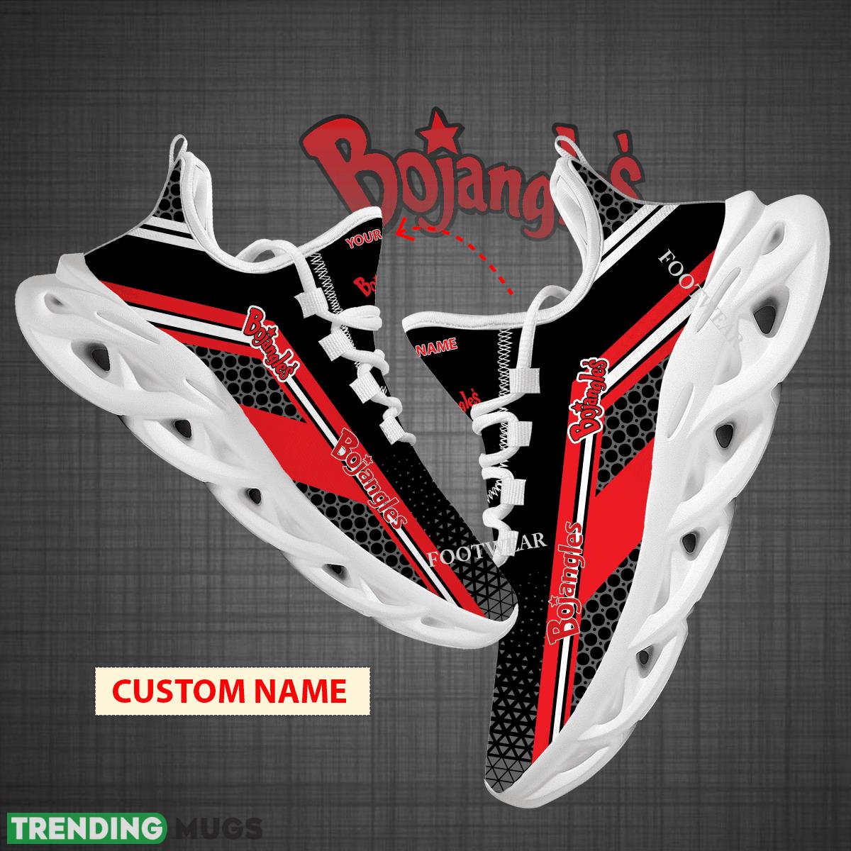 Custom Name Bojangles Logo Max Soul Shoes For Big Fans Runing Sneakers Gift - bojangles Logo Personalized Chunky Shoes Photo 1 Custom Name Bojangles Logo Max Soul Shoes For Big Fans Runing Sneakers Gift - bojangles Logo Personalized Chunky Shoes Photo 1