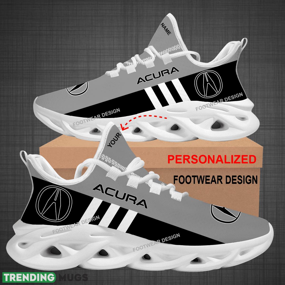Custom Name Car Racing Acura Logo New Style Max Soul Shoes For Big Fans Runing Sneakers Gift Max Soul Custom Name Car Racing Acura Logo New Style Max Soul Shoes For Big Fans Runing Sneakers Gift Max Soul
