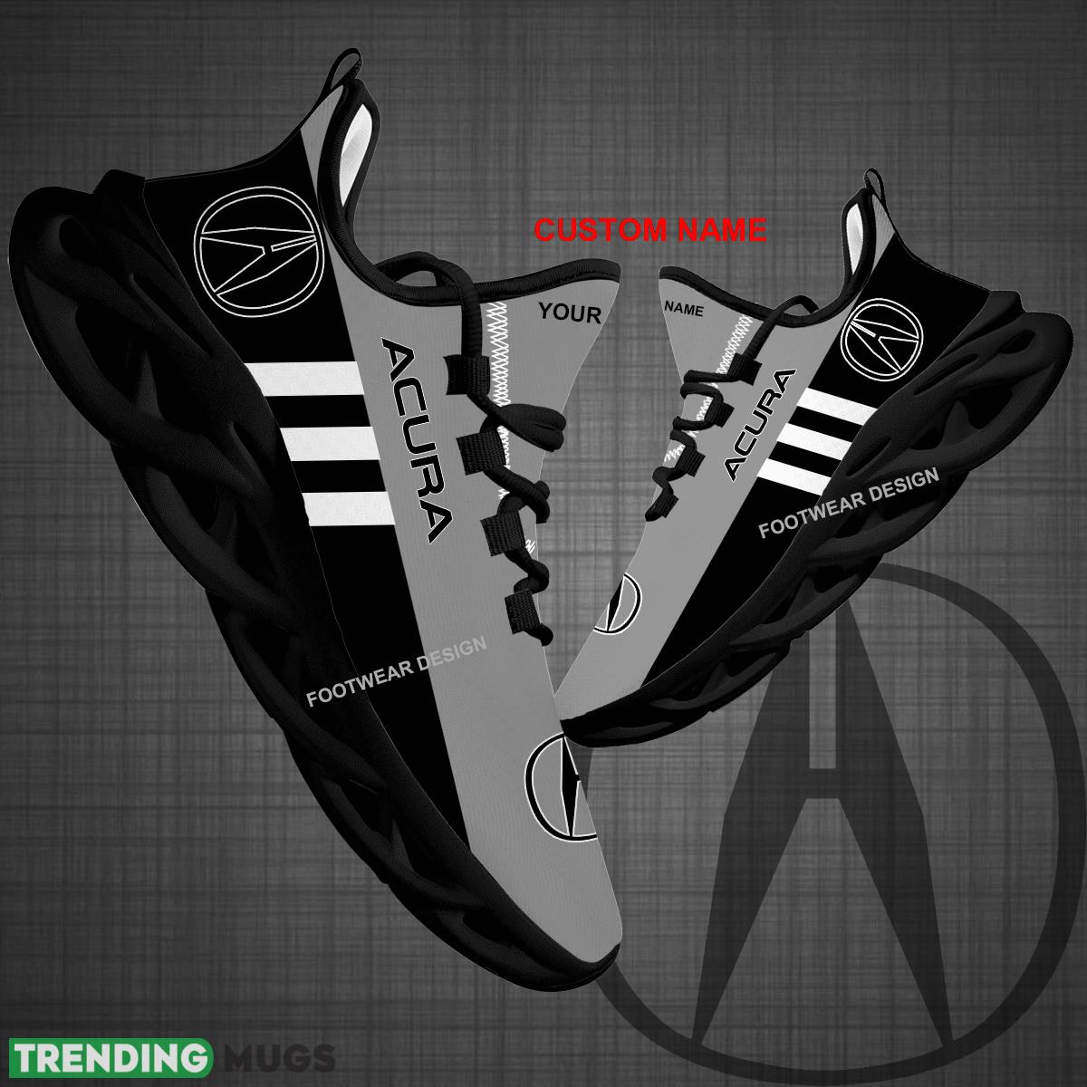 Custom Name Car Racing Acura Logo New Style Max Soul Shoes For Big Fans Runing Sneakers Gift - Car Racing Acura Logo New Style Chunky Shoes Photo 1 Custom Name Car Racing Acura Logo New Style Max Soul Shoes For Big Fans Runing Sneakers Gift - Car Racing Acura Logo New Style Chunky Shoes Photo 1