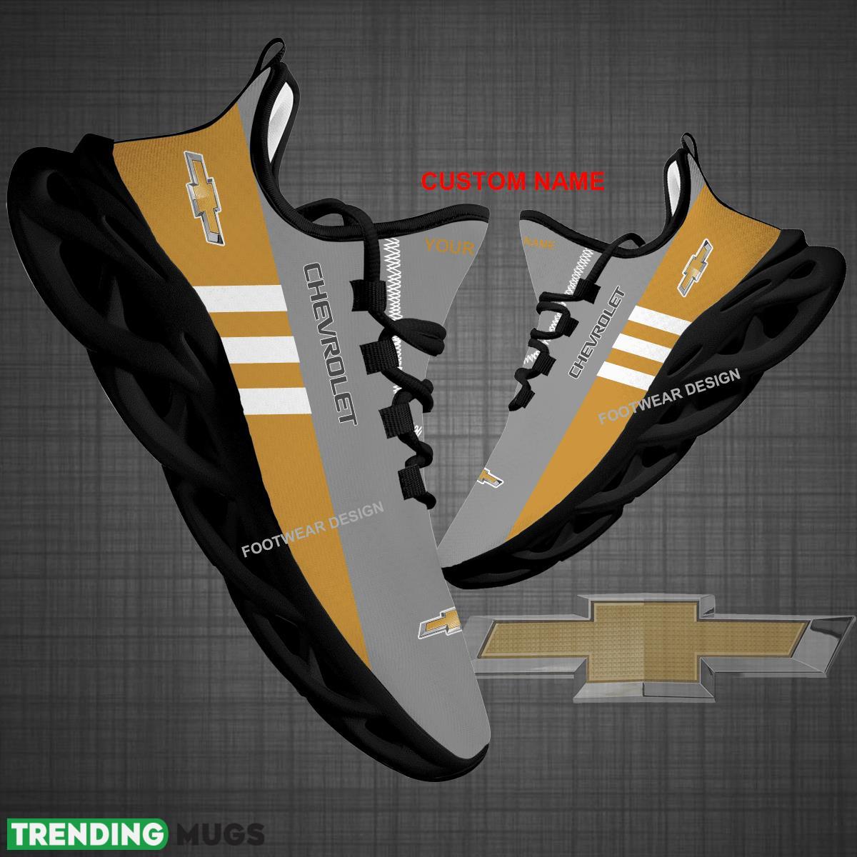 Custom Name Car Racing Chevrolet Logo New Style Max Soul Shoes For Big Fans Runing Sneakers Gift - Car Racing Chevrolet Logo New Style Chunky Shoes Photo 1 Custom Name Car Racing Chevrolet Logo New Style Max Soul Shoes For Big Fans Runing Sneakers Gift - Car Racing Chevrolet Logo New Style Chunky Shoes Photo 1