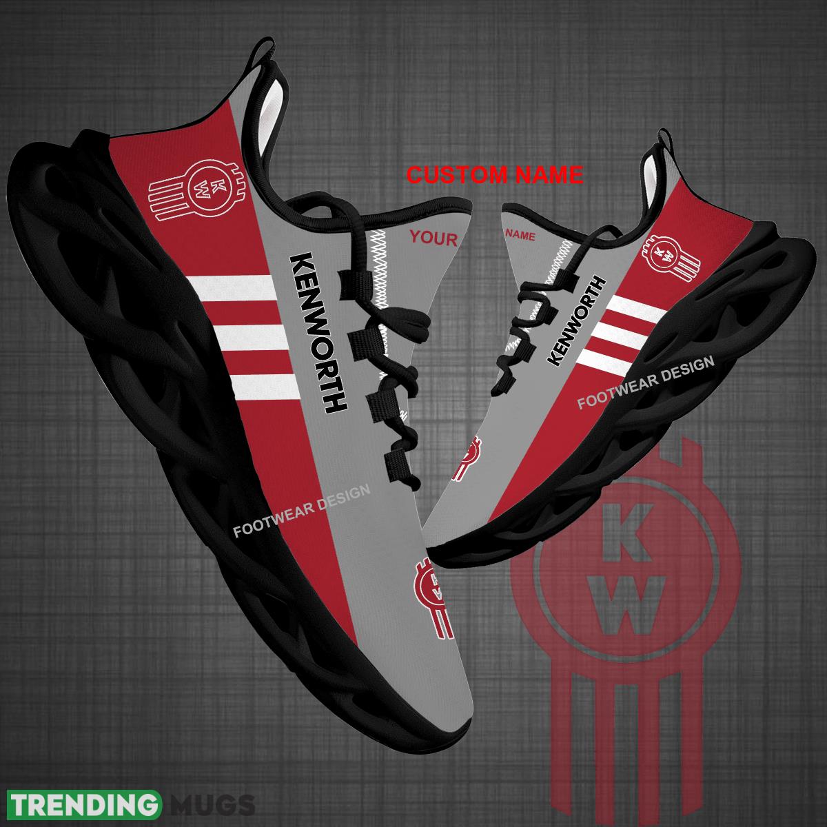 Custom Name Car Racing Kenworth Logo New Style Max Soul Shoes For Big Fans Runing Sneakers Gift - Car Racing Kenworth Logo New Style Chunky Shoes Photo 1 Custom Name Car Racing Kenworth Logo New Style Max Soul Shoes For Big Fans Runing Sneakers Gift - Car Racing Kenworth Logo New Style Chunky Shoes Photo 1