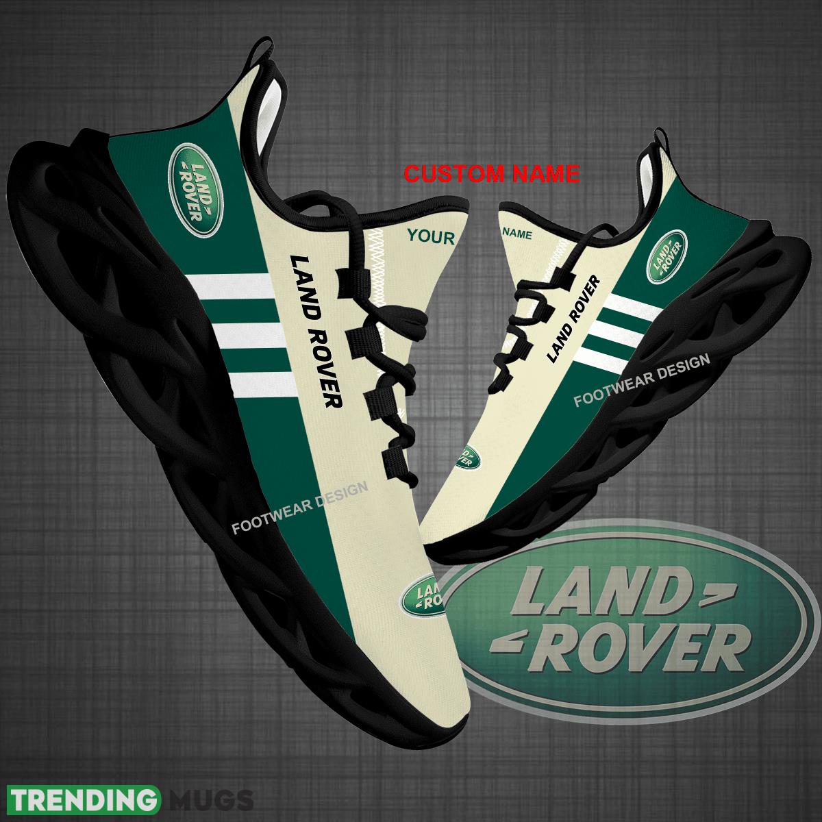 Custom Name Car Racing Land Rover Logo New Style Max Soul Shoes For Big Fans Runing Sneakers Gift - Car Racing Land Rover Logo New Style Chunky Shoes Photo 1 Custom Name Car Racing Land Rover Logo New Style Max Soul Shoes For Big Fans Runing Sneakers Gift - Car Racing Land Rover Logo New Style Chunky Shoes Photo 1