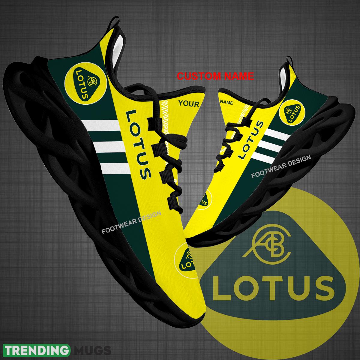 Custom Name Car Racing Lotus Logo New Style Max Soul Shoes For Big Fans Runing Sneakers Gift - Car Racing Lotus Logo New Style Chunky Shoes Photo 1 Custom Name Car Racing Lotus Logo New Style Max Soul Shoes For Big Fans Runing Sneakers Gift - Car Racing Lotus Logo New Style Chunky Shoes Photo 1