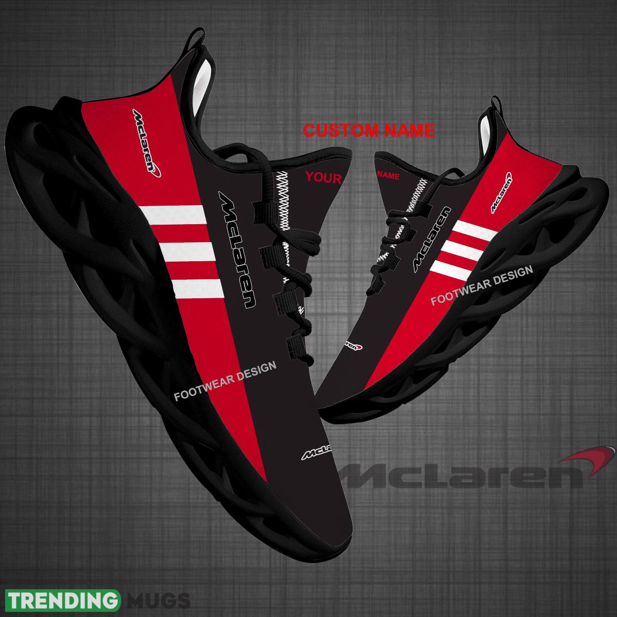Custom Name Car Racing McLaren Logo New Style Max Soul Shoes For Big Fans Runing Sneakers Gift - Car Racing McLaren Logo New Style Chunky Shoes Photo 1 Custom Name Car Racing McLaren Logo New Style Max Soul Shoes For Big Fans Runing Sneakers Gift - Car Racing McLaren Logo New Style Chunky Shoes Photo 1