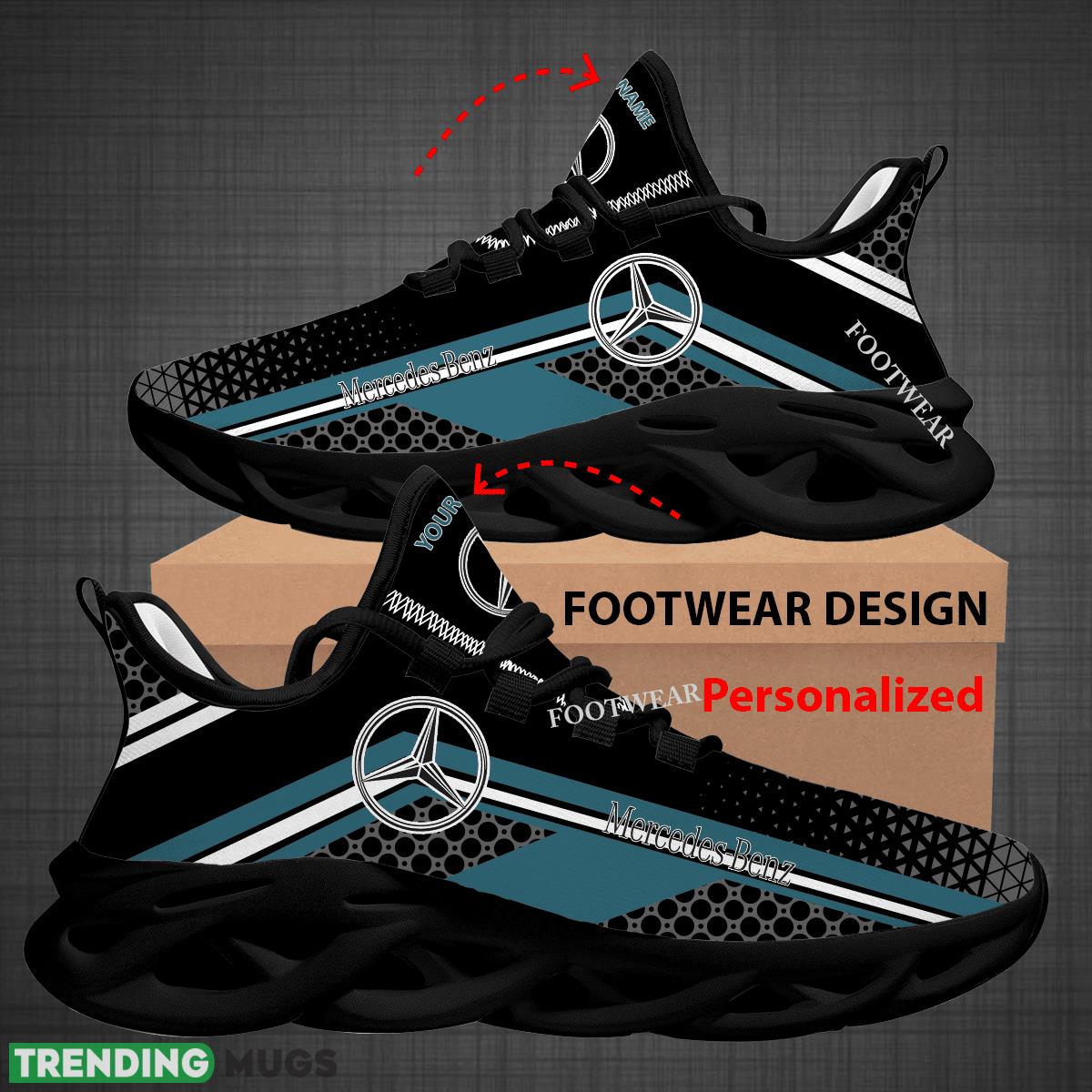 Custom Name Car Racing Mercedes Benz Logo New Design Max Soul Shoes For Big Fans Runing Sneakers Gift Max Soul Custom Name Car Racing Mercedes Benz Logo New Design Max Soul Shoes For Big Fans Runing Sneakers Gift Max Soul