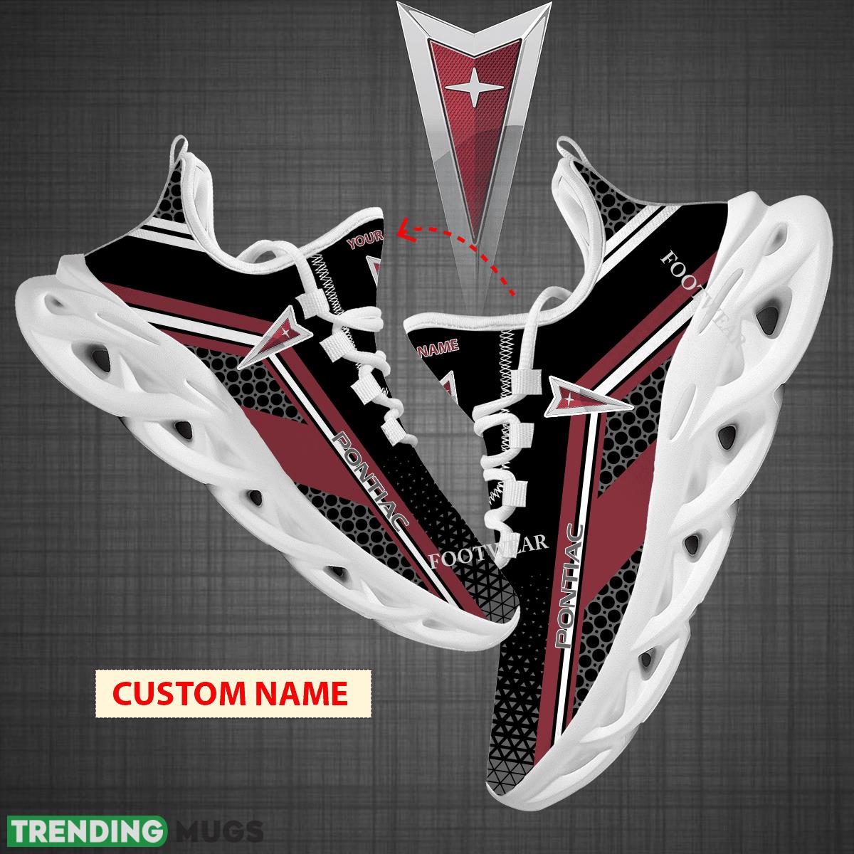 Custom Name Car Racing Pontiac Logo New Design Max Soul Shoes For Big Fans Runing Sneakers Gift - Car Racing Pontiac Logo New Design Chunky Shoes Custom Name Photo 1