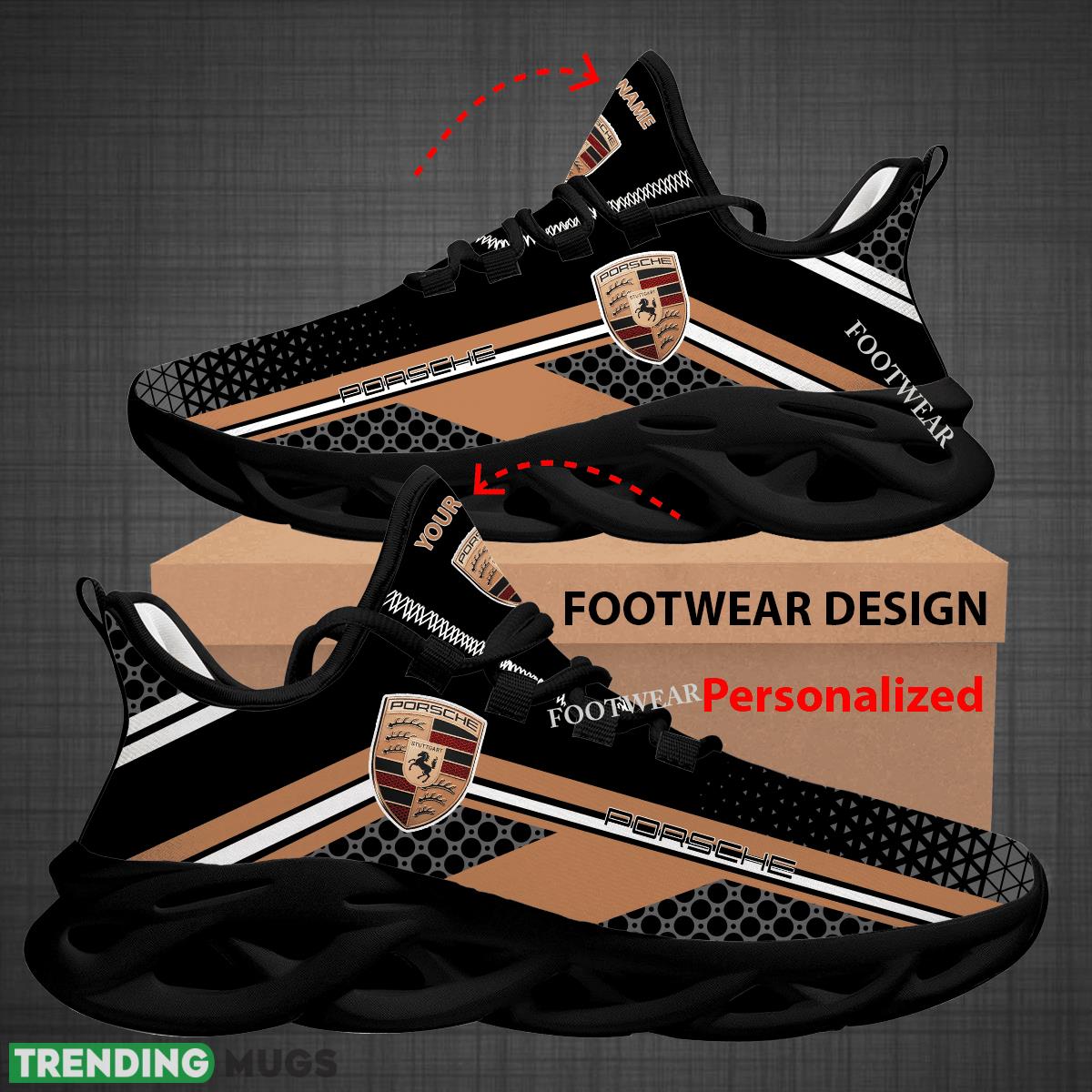 Custom Name Car Racing Porsche Logo New Design Max Soul Shoes For Big Fans Runing Sneakers Gift Max Soul Custom Name Car Racing Porsche Logo New Design Max Soul Shoes For Big Fans Runing Sneakers Gift Max Soul
